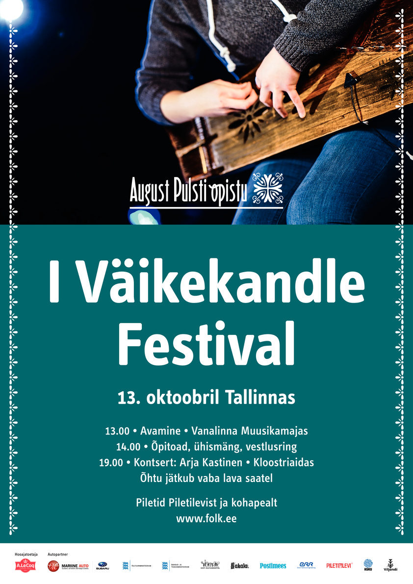 I Väikekandle festival 13. oktoobril Tallinnas
