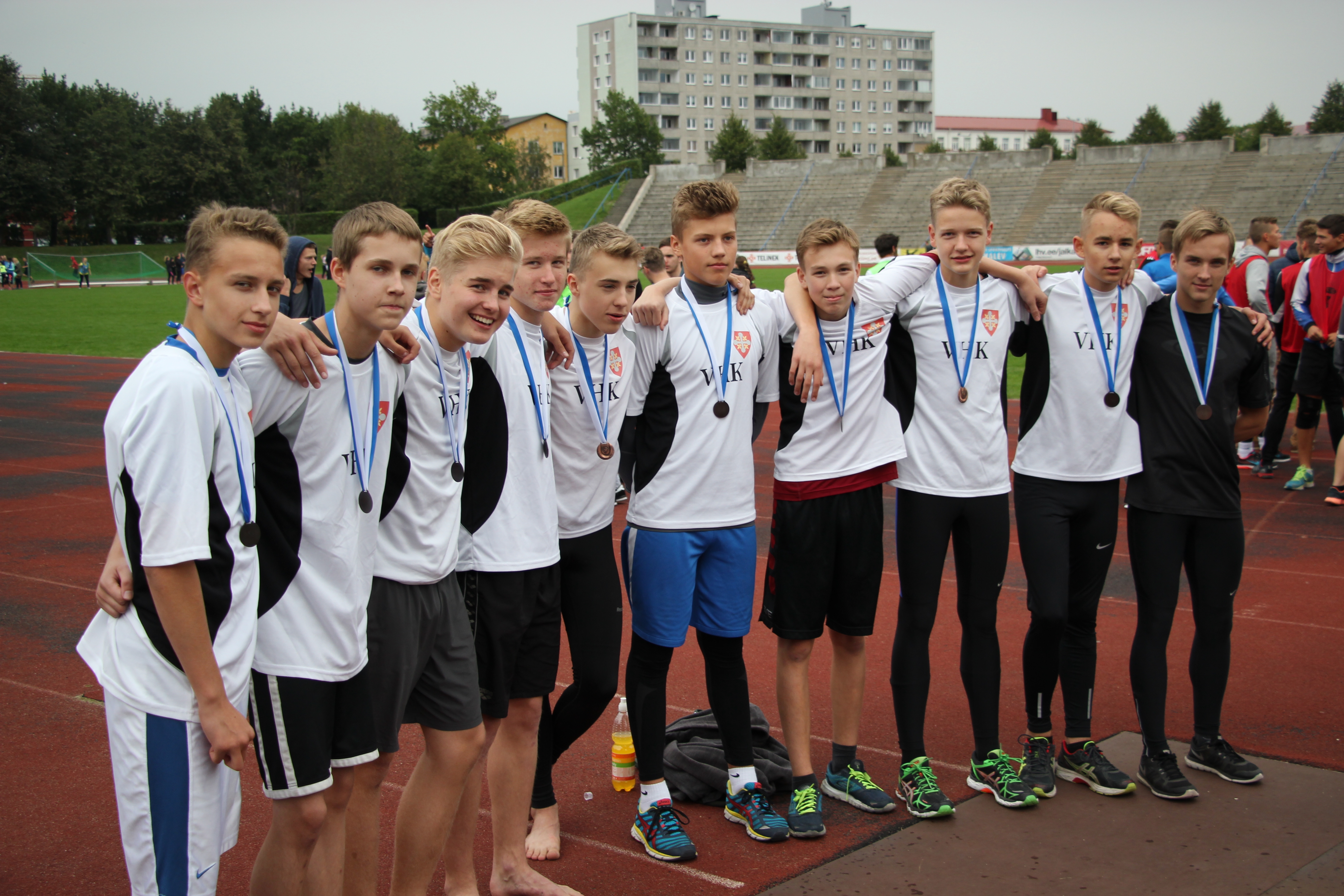 Põhikooli poisid Tallinna koolinoorte teatejooksude meistrivõistlustel kolmandad! 